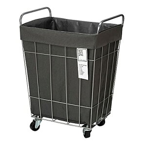 BRID laundry SQUARE BASKET WITH CASTER [�_�[�N�O���[ / 45L �L���X�^�[�t��] �����h���[ �X�N�G�A �o�X�P�b�g