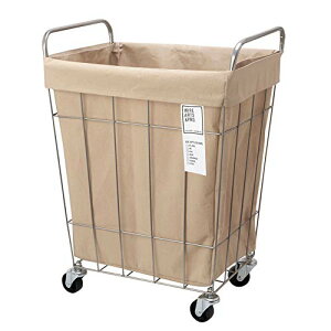 BRID laundry SQUARE BASKET WITH CASTER [�x�[�W�� / 45L �L���X�^�[�t��] �����h���[ �X�N�G�A �o�X�P�b�g