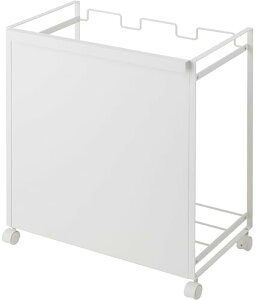 �R�����(Yamazaki) �ډB�����ʃ_�X�g���S�� 3���� �z���C�g ��W51.5XD32XH55cm �^���[ �S�~�� �n���h���E�L���X�^�[�t �ȒP�Ɏ��o���� �t�^�Ȃ��S�~�� 4332