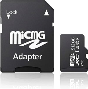 512GB MicrosdXC }CNSD A1 UHS-I U3 V30 4K Ultra HD ϋv hώO NX10 A_v^[t