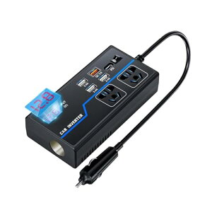 eppfun 200W J[Co[^[ Ro[^[ DC12VAC110VɌJ[Co[^[ Cg ԍڐp (USB d4 + Type-C d1+ AC 2 RZgd) ԓ[d VK[\Pbg RZg