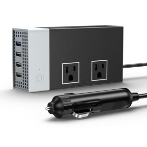 TAGEEBLU 200W Co[^[ 12v 100v,  Co[^[, VK[\Pbg RZg DC12VAC100Vɕϊ USB 4 |[g 12VԐp J[Co[^[