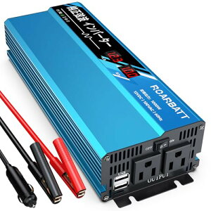 Co[^[ 12v 100v g 1000W DC12VAC100V𗬂ɕϊ uԏo2000W ԍ J[Co[^[ ACRZg×2AUSB|[g×2 VK[\PbgAjNbv ƒp zd nkd
