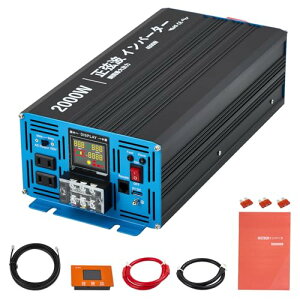 K[r[(Garvee) Co[^[ g2000W 12V 100V uԏo4000W g DC12AC100V𗬂ɕϊ 50/60Hz J[Co[^[ d\ dی h nk Ԓ ЊQObY  d΍ y