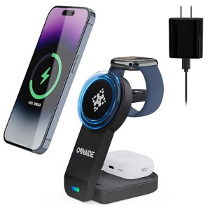 yVozCX[d 3 in 1 Mag-Safe AbvEHb`[d ܂肽ݎ }Olbg } X^h i-Phone 17/16/15/14/13/12V[Y iWatch Ultra2/Ultra/SE/11/10/9/8/7/6 4/3/Pro1-3Ή e