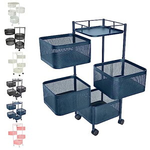 Fkstyle �y�g���s�v�E270°��]���z�L�b�`�����S�� 4�i �l�p�`/�~�` ��]�g���C���S�� �L���X�^�[�t�� �X�g�b�p�[�t�� �X�����݌v �X�`�[���� ��e�� �ȃX�y�[�X ���Ԏ��[ �L�b�`�����[�I �T�C