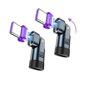 PD240WΉ }Olbg USB-C ϊA_v^ 16Pin L^ 180°] Type-C ϊA_v^ 5A}[d f[^] Book/Pro/phone/AndroidΉ E  ho Ci2Zbgj