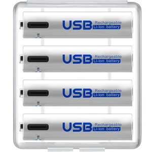 UNNIK P4dr [d 4{Zbg 1000gp\ 600mAh/900mWh 1.5Vo `ECI }[d یHt GR AAAdr TYPE-C[dP[ut (P4`[dr-4{Zbg)