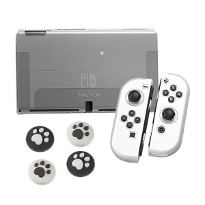 Switch OLED Switch L@ELf WCXeBbNJo[ XCb`P[X AiOXeBbNJo[ 4xLܓ Joy-ConJo[ SʕیP[X ϋv TPUf LYh~ Ռz EȒP C 