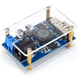 DROK ~Ro[^[ DC-DC 9-32V3-20V 5V 9V 12V 4.8A ~d USBdM[^[ σobN̈ gэ[dp d͕ϊ dψ dW[