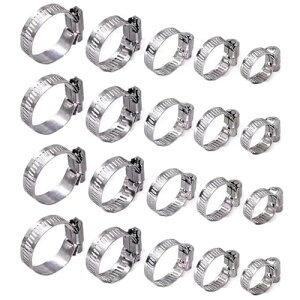 VOXILFE �z�[�X�o���h �X�e�����X�o���h SUS304�X�e�����X�� �����\ ���͌Œ� �z�Ǘp 5���f���A�e4�{ �i6-29mm �j ������ ���|