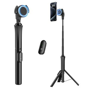 RtiPhonepCOrALk\ȌgѓdbOrX^h 145cm X}zX^hOr yʌyʎB_MagSafeΉ Ў葀 y2025Vo?zOr/rpTripod for iPhone AndroidɑΉ }O