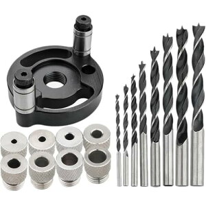 Huwakuy �h�����K�C�h �؍H�p �������ʒu���߃K�C�h�Z�b�g 3/4/5/6/7/8/9/10mm�Ή� DIY �_�{������ �h�����X�^���h �� �h�����X�^���h