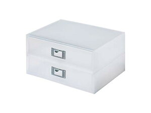 ���C�N�C�b�g (like-it) ���[�P�[�X A4 �����o�� ���ރP�[�X ���^ 2�i ��33.7x��27.7x��18.5cm �z���C�g (������) ���{�� MX-52R �V���[�Y�݌v�̔���1,000���˔j �t�@�C�����j�b�g ���ގ��[�{�b�N�X ��