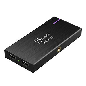 j5create 4k30fps �^��z�M HDMI �L���v�`���[�{�[�h �p�X�X���[ 4K60Hz ���x�� HDR�Ή� Power Delivery 60W�Ή� �R�[���h�V���[1/4�l�W�� LED�\�� �A���~➑� Windows/Mac/Android�Ή� �Q�[������ ���C�u�z�M (JVA14
