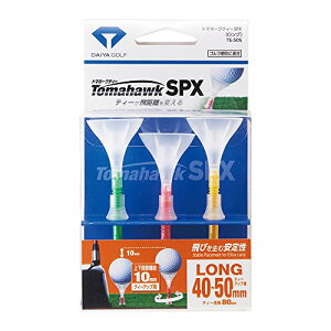 �_�C���S���t(DAIYA GOLF) �S���t �e�B�[ �g�}�z�[�N�e�B�[SPX TE-505 �O���[���A�s���N�A�C�G���[ 80mm