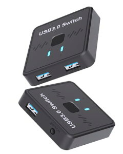 Lecnvuo USB �ؑ֊�, USB3.0 �o���� USB�؂�ւ��� 2����1�o��/1����2�o�� �茳�X�C�b�` PC2��p 1��̃v�����^�[��2��̃p�\�R���Ŏg�p �؂�ւ��� �Z���N�^�[ �p�\�R�� 2�� �L�[�{�[�h 1�� USB�X�C�b