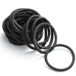 IRIYULI �w�A�S�� 4mm ��e�� ���S�� �� 60�{/100�{/60�{�����[�P�[�X�t��3�^�C�v�I�ׂ� ��v �L�k���ǂ� �g���₷�� ���̖уS�� ���f�B�[�X �����Y (�u���b�N�i60�{�j)