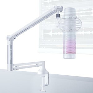 CACENCAN M05 Pro �}�C�N�X�^���h �A�[�� �}�C�N�A�[�� �� ������ �}�C�N�u�[���A�[�� �R���f���T�[�}�C�N�p 3/8"-5/8"�ϊ� ���}�C�N�X�^���h �ȃX�y�[�X �N�����v���Œ� ������ �ω׏d�F2.5kg �p