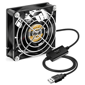 Mauknci �t�@�� ���^ 60mm usb �t�@�� 3�i�K���ʒ��� 5v �A���ғ��� �~�j �t�@�� ���[�^�[ / PS4�Ȃ� ��p�p �t�@�� 6cm