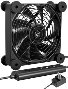 Novonest ��@���^ ���C�� ��p�t�@�� �É� �~�j�t�@�� pc�t�@�� ��p�N�[���[ 5�i�K���ʒ��� DC�t�@�� 120mm 1�{ DC12V ���^�t�@���uU3DC1�v