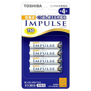 TOSHIBA jbPfdr [dIMPULSE P4`[dr(min.750mAh) 4{ TNH-4A 4P