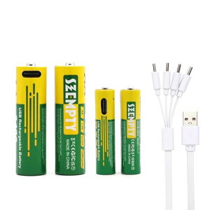 SZEMPTY PO`2{+Pl`2{eʃ`E[drA1.5 V`ECIUSBdriRAAL[{[hȂǗpA4-in-1 TypeC[dP[utj