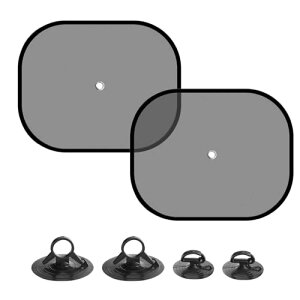 TREXPURE �ԗp�T���V�F�[�h �T�C�h UV�J�b�g ������ �Ռ� �f�M �܂肽���� �z�� �ȒP���E ���b�V���J�[�e�� �^�]��/�����/�㕔���� �y������ �R���p�N�g 44x36 cm (C-�u���b�N)