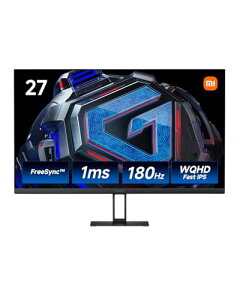 Xiaomi �Q�[�~���O���j�^�[ G27Qi 27�C���`�f�B�X�v���C WQHD Fast IPS LCD 180Hz 1msGTG�������� FreeSync�e�B�A�����O�h�~ DCI-P3 95% sRGB 100% HDR ��u���[���C�g 2560 × 1440 �`���g���� VESA�}�E���g�Ή� DP1.4 ×2