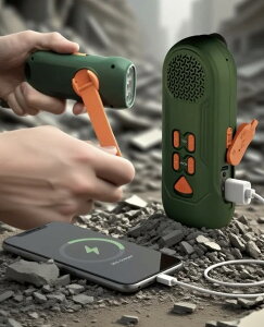 �h�Ѓ��W�I ��񂵏[�d���C�g ���@�\ LED�����d�� ���^ AM/FM(76-108MHz) �X�}�z�[�d�Ή� SOS�A���[�g �o�b�e���[���� �n�k �Ôg �䕗 �h�ЃO�b�Y 13×5.7×3.7cm ���{��������t