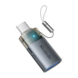 Mcdodo 2-in-1 USB3.0 to USB-CϊA_v^ & TFJ[h[_[ 5Gbpsf[^] TFJ[hXbg USBType-CϊA_v^ ʂLED\Cg h~fUC Type CRlN^ MacBook iPad iPhon