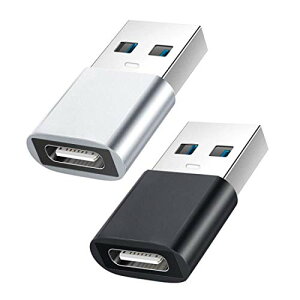 YOKELLMUX USB Type-C �ϊ��A�_�v�^ USB 3.1 10Gbps QC3.0 Type C (���X) to USB (�I�X)2�Z�b�g �}���[�d�������f�[�^���� ���^�y�� �L�͂Ȍ݊��� Windows/Mac/PC/�[�d��/�ԍ�/�X�}�z�Ή�