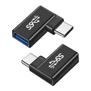 TRkin Type-c�ϊ�USB 90�x�G���{type-c�ϊ��w�b�husb 3.0 OTG�ϊ���U�f�B�X�N�ϊ��w�b�h2��5 Gbps�����f�[�^�]���ԍڕϊ��w�b�h�i���j