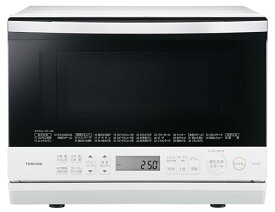 TOSHIBA(東芝) スチームオーブンレンジ 石窯ドーム 26L ER-YD70(W) ホワイト 250℃ 1段調理 フラットテーブル 電子レンジ 赤外線センサー ノンフライ調理 簡単お手入れ 小型 新生活 一人暮らし 二人