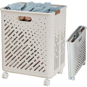 Zilnox ���󂩂� �܂肽���� ����J�S �X���� ��e�� �����h���[ �o�X�P�b�g �܂��ݎ��[ �ȃX�y�[�X �L���X�^�[�t�� ������t�� �ʋC�� ���\�� ��37.5×���s30×����49.5cm �z���C�g 50L