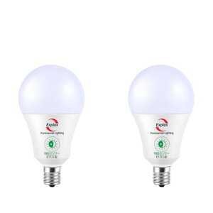 Explux ÃZT[LEDd (ľm@\Ȃ) E17 60W 810lm dF 铔 ÂȂƎœ_E邭ȂƎŏ `Ή d60`(60mma) 2