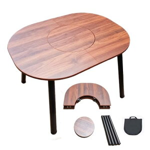 Fengzel Outdoor AEghA͘Fe[u CރeXNgbv o[xL[O ܂肽ݎ ^ѕ֗ 뉀pBBQR (e[u(80*60*51.5cm))