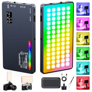 YAOULIGHTS LR135 LEDrfICg BeCg RGBBepCg 21FX Fx2500K`9900K 4000mAh PxR Type-C[d ^Jo[^ ^ѕ֗ ⏕Ɩ iBe ԎBe 