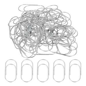 PATIKIL 2x1"��^�y�[�p�[�N���b�v 50�� �����y�[�p�[�N���b�v ���L���K�h�~ ���͂ŏ�v�ȃI�t�B�X�p�i���������o�C���_�[�u�b�N�}�[�N�v�����i�[ �V���o�[�g�[��