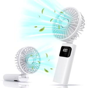 MFEESYOB �n���f�B�t�@�� �g�ѐ�@ �莝����@ ��@ �n���f�B �n���f�B�t�@�� ���� 5200mAh��e�� 6�i�K���ʒ��� ���͑��� Type-C�[�d ���y�� �É� �����^�тɕ֗� �M���� �����΍� �I�t�B�X