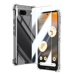 �Ή� Google Pixel 6A 5G �s�N�Z�� 6A 5G �P�[�X �N���A �P�[�X Google Pixel 6A5G �J�o�[ TPU �ی�P�[�X �J�o�[�w�� + �s�N�Z�� 6A 5G �K���X�t�B���� GooglePixel 6A 5G �t�B���� ���{���Ɏq�� �t�B���� GooglePixe