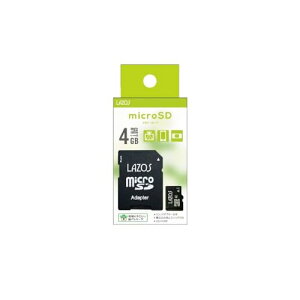 �}�C�N��SD 4GB MicroSD �}�C�N��SDHC �Â� �̂� �f�W�J�� �r�f�I �K���P�[ ��e�� �������J�[�h �߂���[���[�� Lazos MicroSDHC�J�[�h class6
