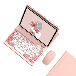 Moogukadan iPad ��10���� /iPadA16 ��11���� �p�̃L�[�{�[�h�P�[�X �}�E�X�t�� Bluetooth ���� �J�o�[ ������� �z�F �J���[�L�[ �}�O�l�b�g ������ �L�[�{�[�h �㑤�y���V�����[ �C�s���N�i+�}�E�X�j