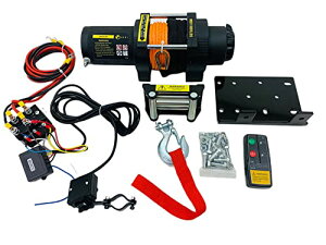 �O���ǂ� �d���E�C���` 12V 6000LBS�i2727kg�j�y�ʃV���Z�e�B�b�N���[�v ����/�L�������R���t�� �d�� �E�C���` �h���d�l�mDC12V �� �J�[ �d�� �z�C�X�g �����グ�@ ���� ������n�{�[�g �W�F�b�g