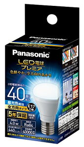 �p�i�\�j�b�N LED�d�� �v���~�A �������a17mm �d��40W�`���� �����F����(4.0W) ���`�d���E�S�����^�C�v 1���� �����Ή� LDA4DGE17Z40ESW2