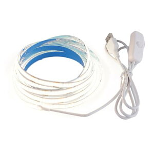 prendre COB �e�[�v���C�g �X�C�b�`�� ���[�v���C�g �X�g�����O���C�g USB ���ʃe�[�v �J�b�g �o�b�N���C�g �e���r ���j�^�[ �t�b�g���C�g ���P�x 180° �i�����F�i6000K�j/100cm�j PR-SWCOB100-WH