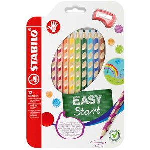 STABILO ���ʐF���M �C�[�W�[�J���[ �E��p 12�F 332-12