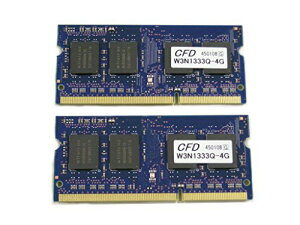 CFD�̔� Elixir �m�[�gPC�p DDR3 �������[ 8GB (4GB 2��)DDR3-1333 (PC3-10600) CL9 W3N1333Q-4G