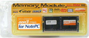 �V�[�E�G�t�E�f�[�̔� Elixir �m�[�gPC�p������ DDR3-1333 (PC3-10600) 4GB D3N1333Q-4G
