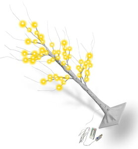 �����b�^ �C���e���A LED ���� �u�����` �c���[ ���C�g �J���[�F �V�����p�� �S�[���h ASH-TRBT90 (90cm�T�C�Y)